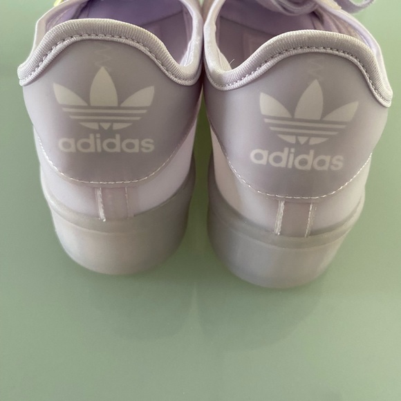 New never worn. Superstar Jelly Adidas Original Superstar. Size 7 woman’s. Lilac - Picture 4 of 7